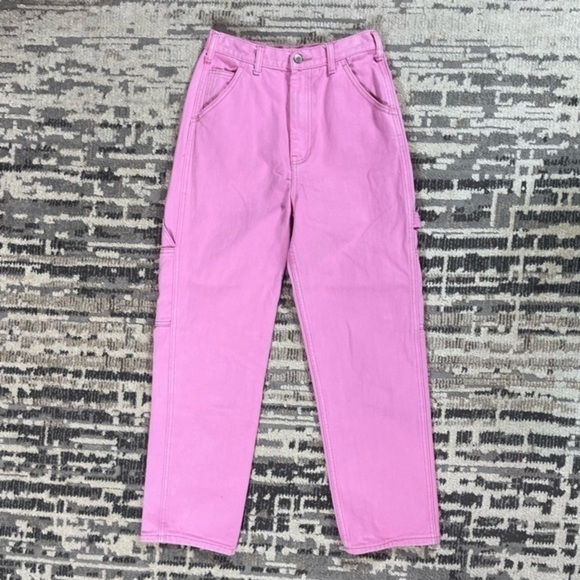 J Galt Highrise Pink Cargo Style Jeans - Picture 2 of 14